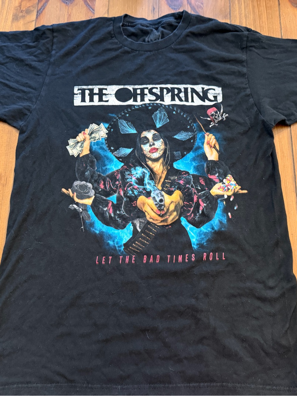 The Offspring "Let The Bad Times Roll" Black Graphic Tee